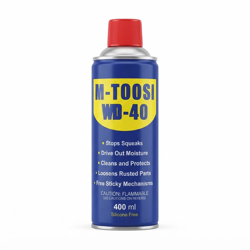 اسپری روان کننده WD-40 برند M-TOOSI حجم 400 میلی
